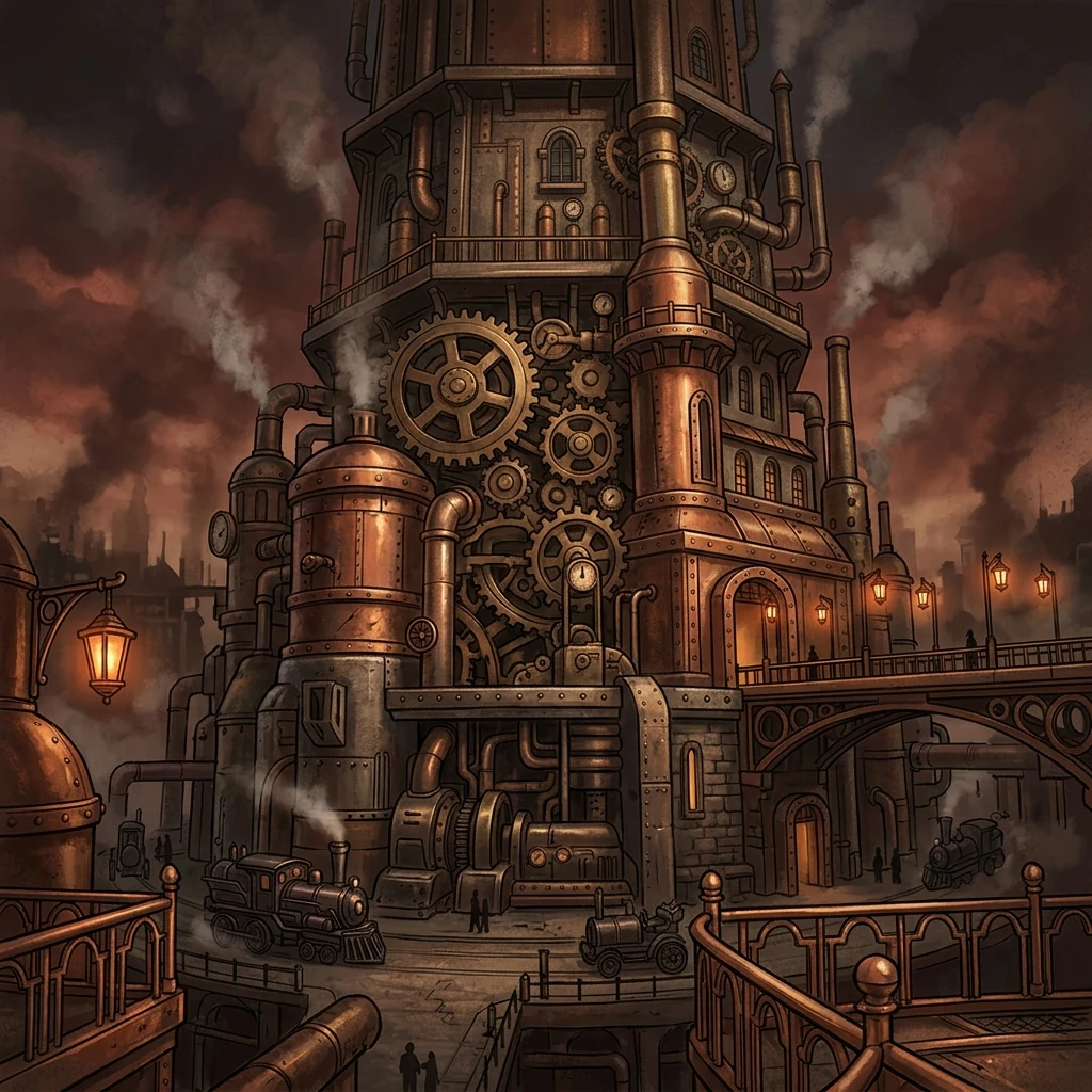 Steam Tower sur Magius